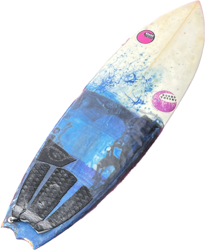 Bat Tail Orange Whip (5'3" x 19" x 2.125")