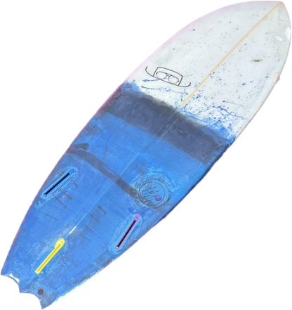 Bat Tail Orange Whip (5'3" x 19" x 2.125")