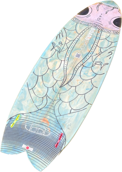 LOVE FISH (5'2" x 20")